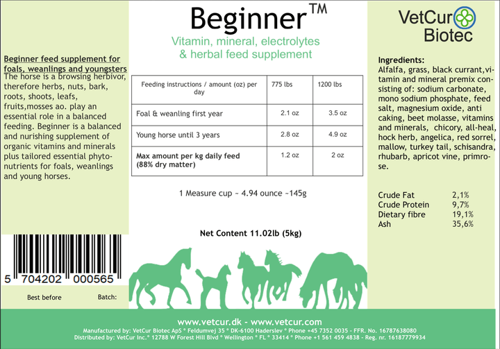 VetCur Beginner Horse - Herbs for Animals