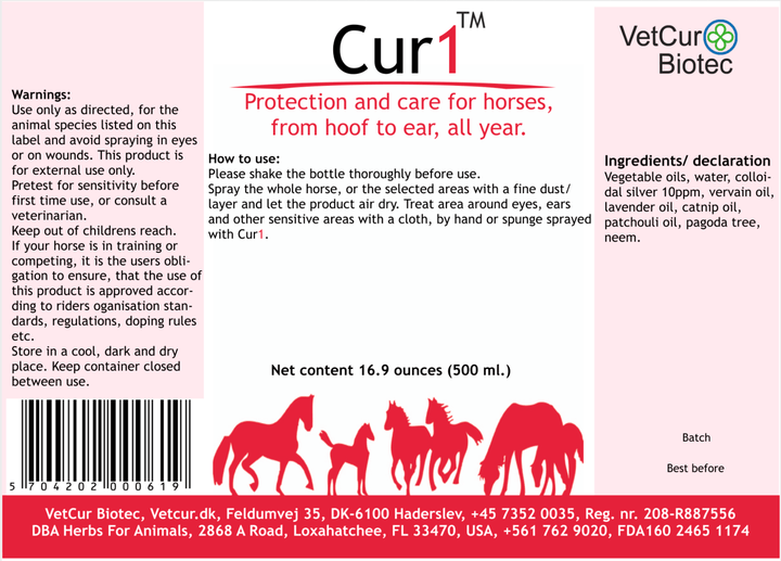 VetCur Cur1 Horse - Herbs for Animals